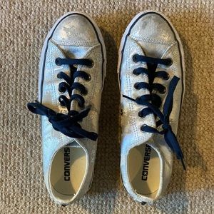 Converse Sparkly Silver